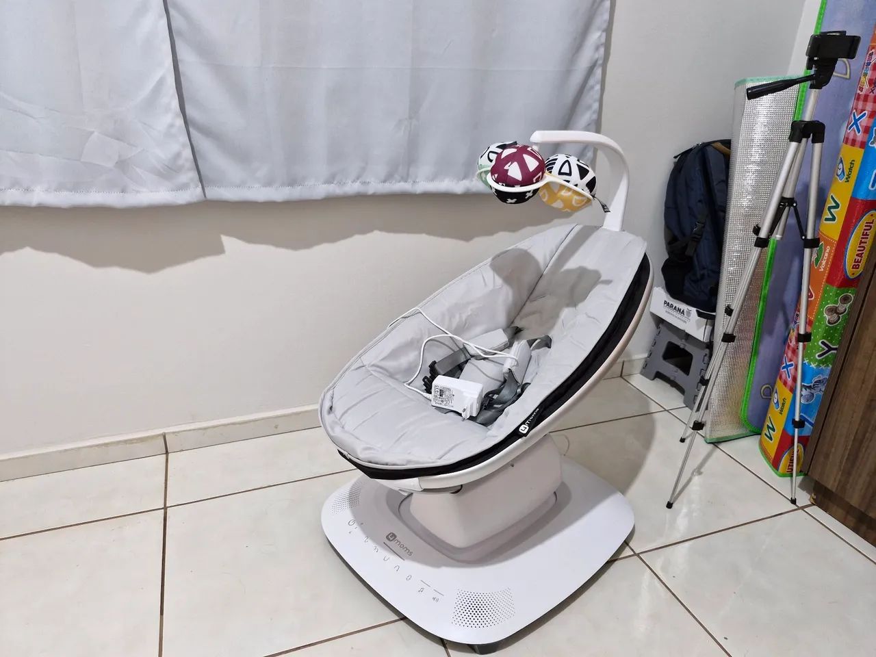 Cadeirinha de balanço eletrônica para bebês!