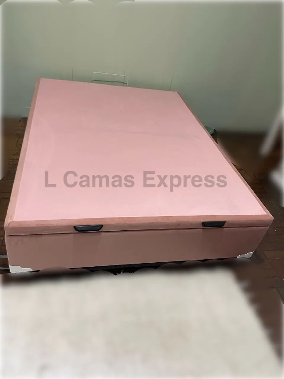 Base de Cama Baú Casal Pavia Rosa - Foto 2