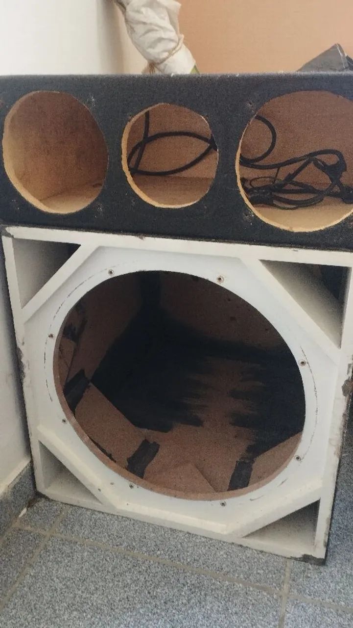 Caixa de Som 15 polegadas + corneteira - Foto 3