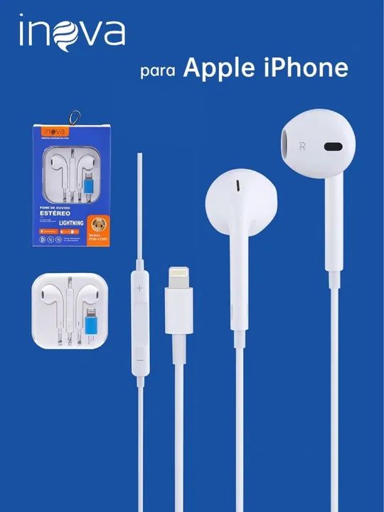 Fone com fio pra iPhone ISO compartilho do 6 as 14