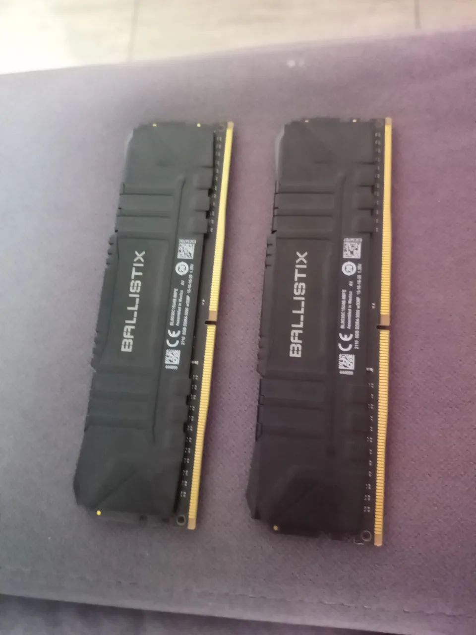 2x Memória RAM Ballistix 8GB DDR4 2666MHz