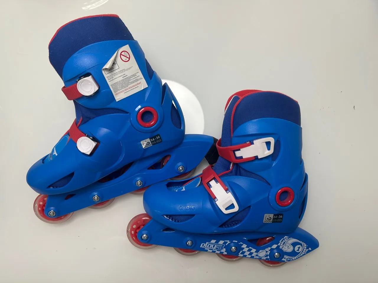 Patins Infantil Azul - Tamanho 34-36