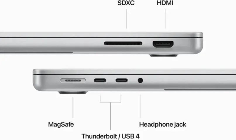 MacBook Pro 14" M3 Pro chip Built for Apple Intelligence - 16GB Memory - 1TB SSD - Silver - Foto 5