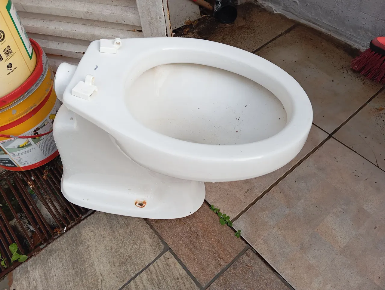 Vaso sanitário branco