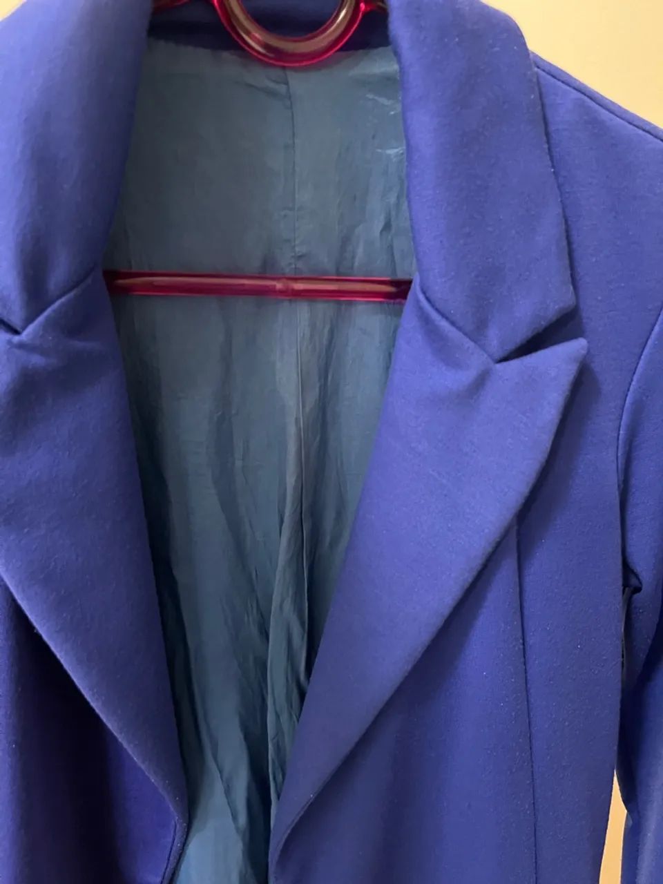 Blazer azul unissex P/36 - Foto 3
