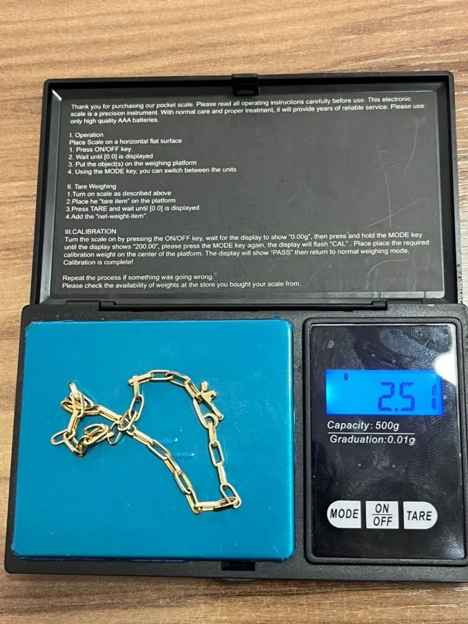 Pulseira de Ouro18k modelo tijolinho  - Foto 4