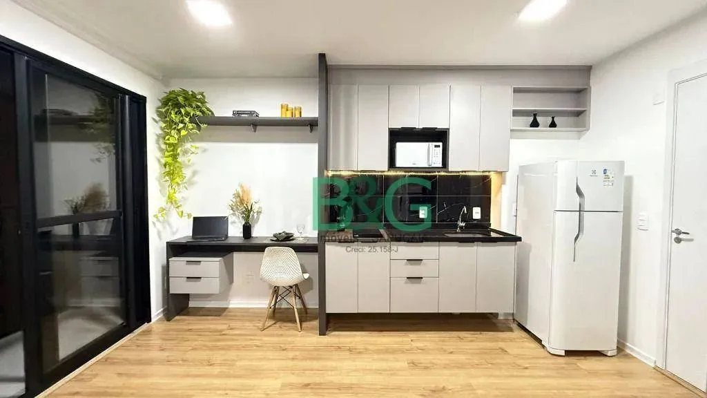 Studio com 1 dormitório para alugar, 27 m² por R$ 3.652,00/mês - Campo Belo - São Paulo/SP