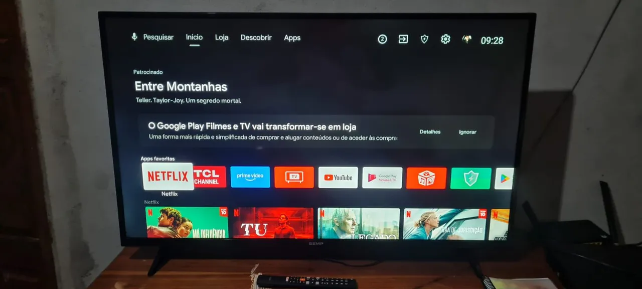 Smart tv 32 polegadas Android TCL