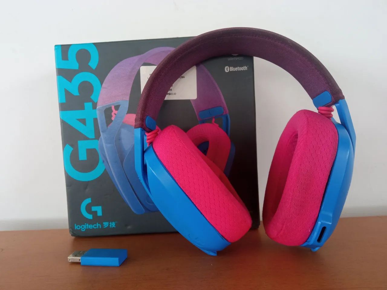 Logitech G435 Headset Gamer Bluetooth sem fio - Foto 5
