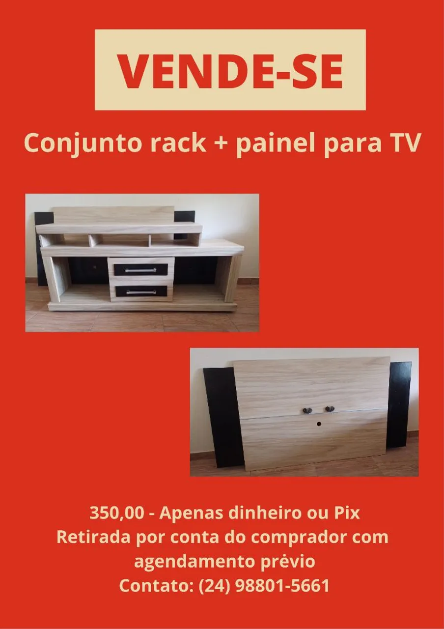 Rack e Painel para TV - Venda