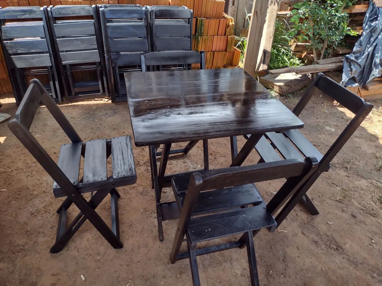 Conjunto Mesa pra conveniência faço entrega  - Foto 3