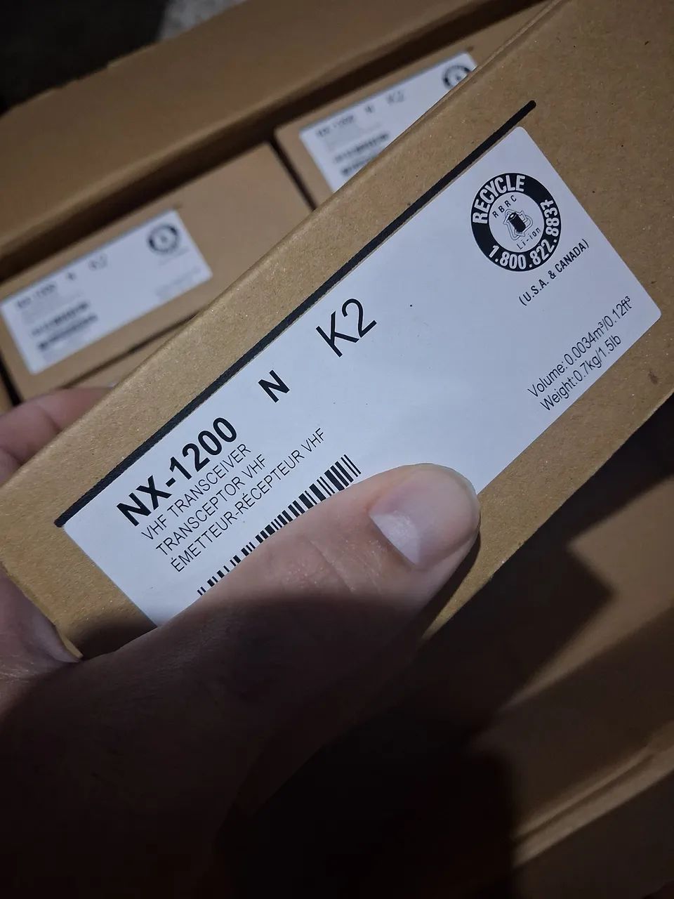 Rádio Transmissor Vhf  Kenwood NX-1200 N  K2  Gps Digital e Analógico NXDN novo! - Foto 2
