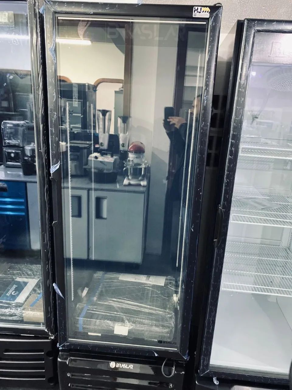 NZ. Freezer vertical 500 litros porta de vidro BRASLAR 