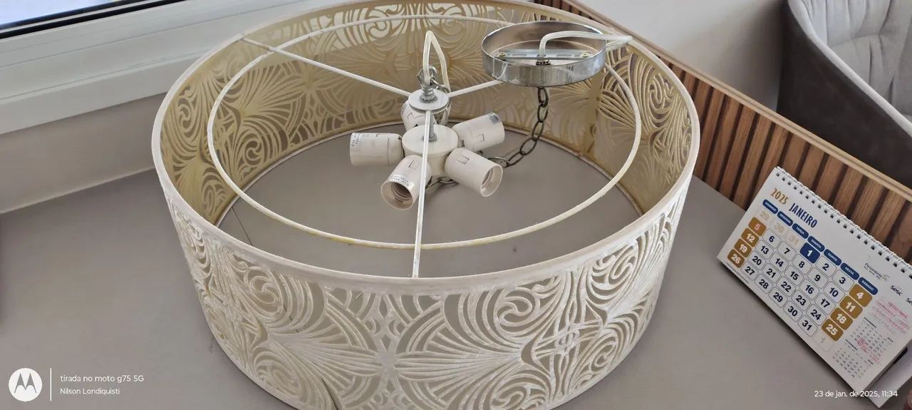 Lustre Cúpula Decorativo - Foto 5