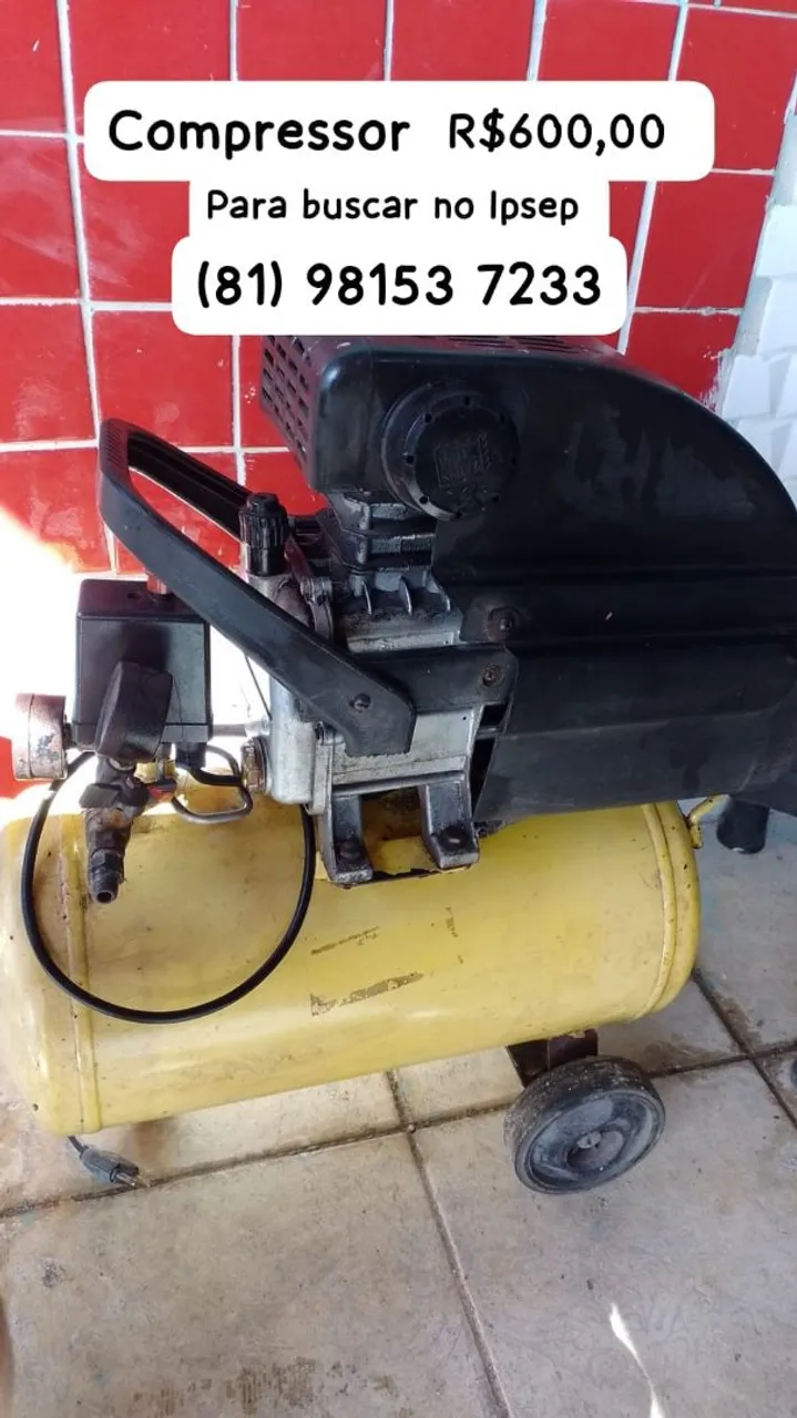 Compressor de ar - R$600,00