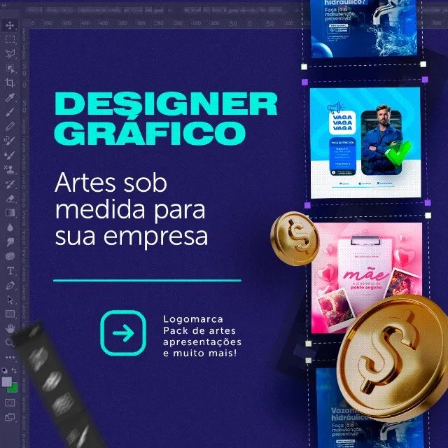 Artes Gráficas, identidade visual, pack de artes criativas e modernas, flyers, folders