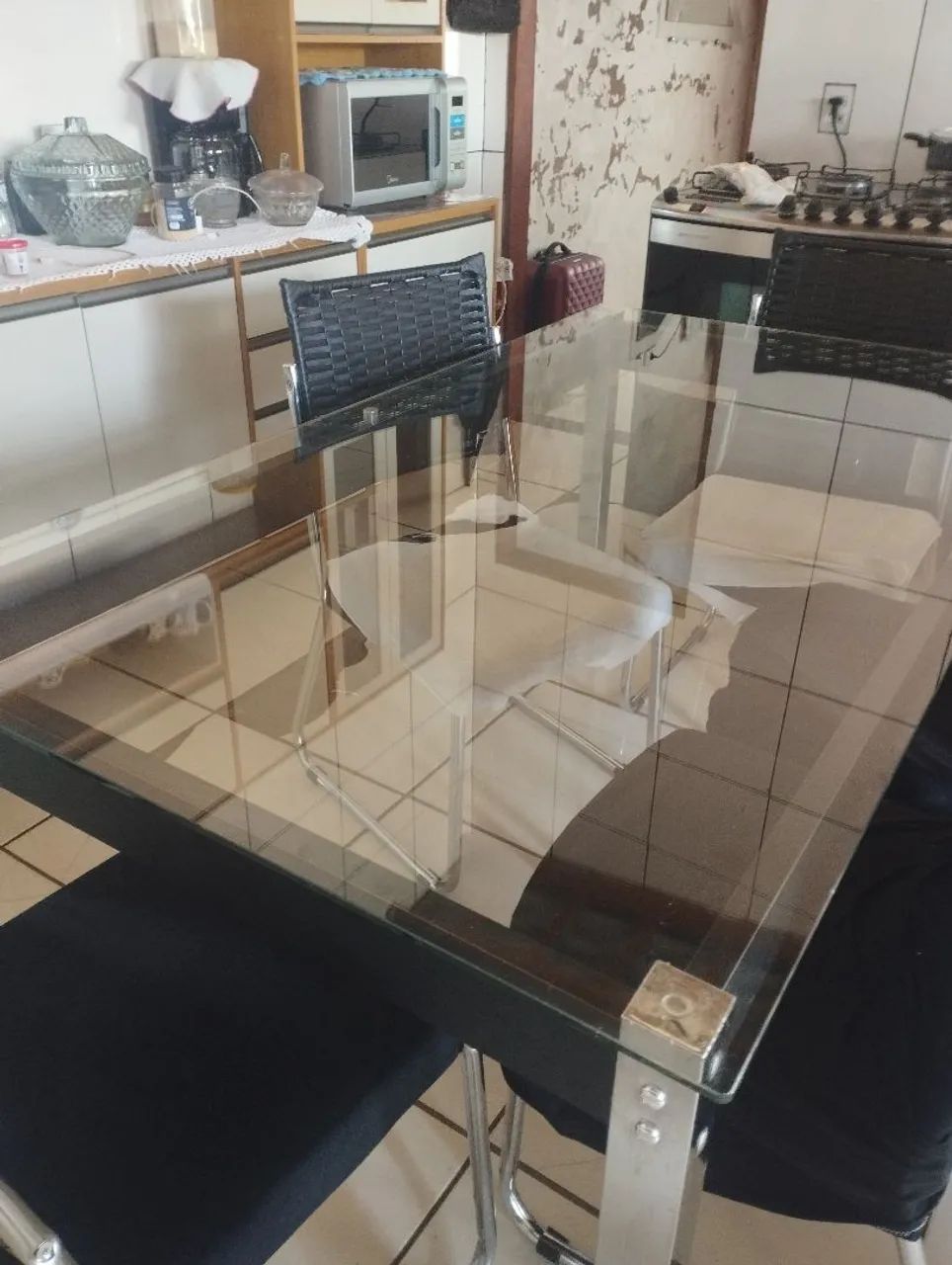 Mesa de jantar 6 cadeiras 64305477467393123