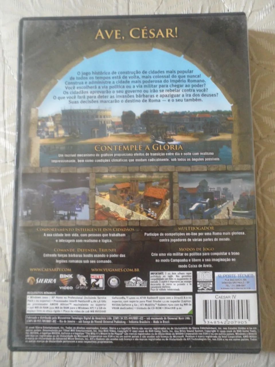 jogo PC CD-ROM Caesar IV Sierra 2006 dois discos - Foto 3