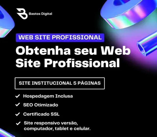 Sites Profissionais - Sites Modernos e otimizados para Descktop, Tabelet e Celular