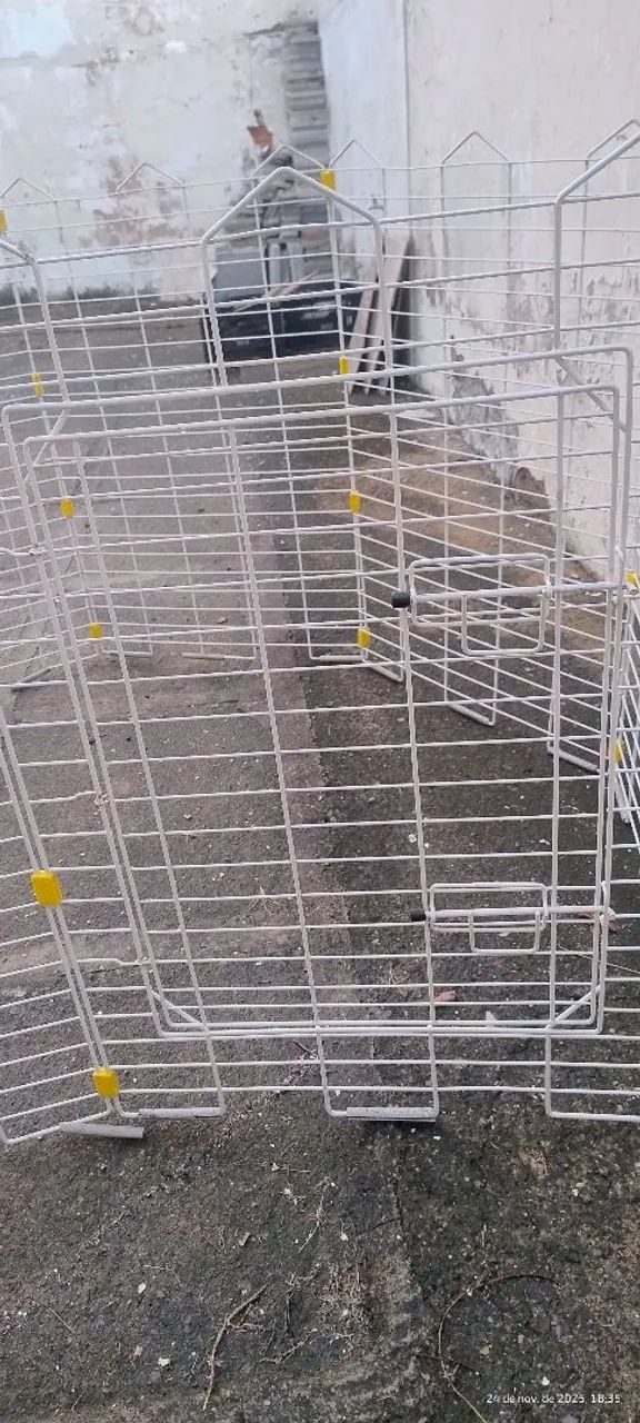 Cercado/Gaiola/Canil Articulado de Metal - Foto 4