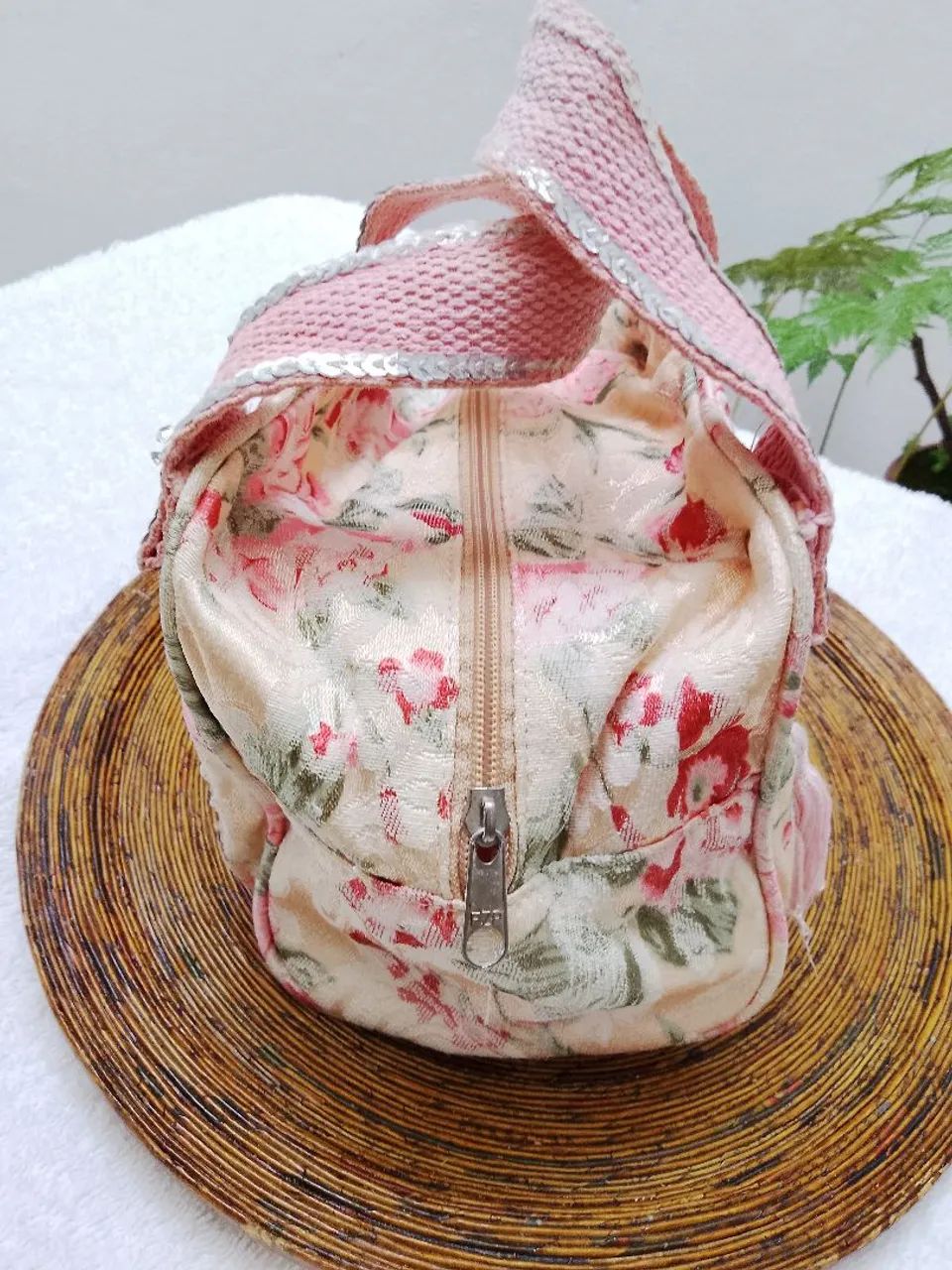 Bolsa de mão floral rosa Dona Doida!!! - Foto 4