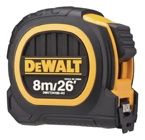 Trena Emborrachada Dewalt Modelo DWHT34196L Ideal Para Caixas de Ferramentas 8 Metros - Foto 2