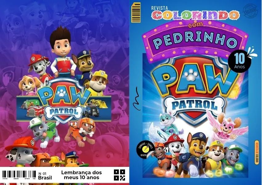 Customizable coloring booklets, creative party favors