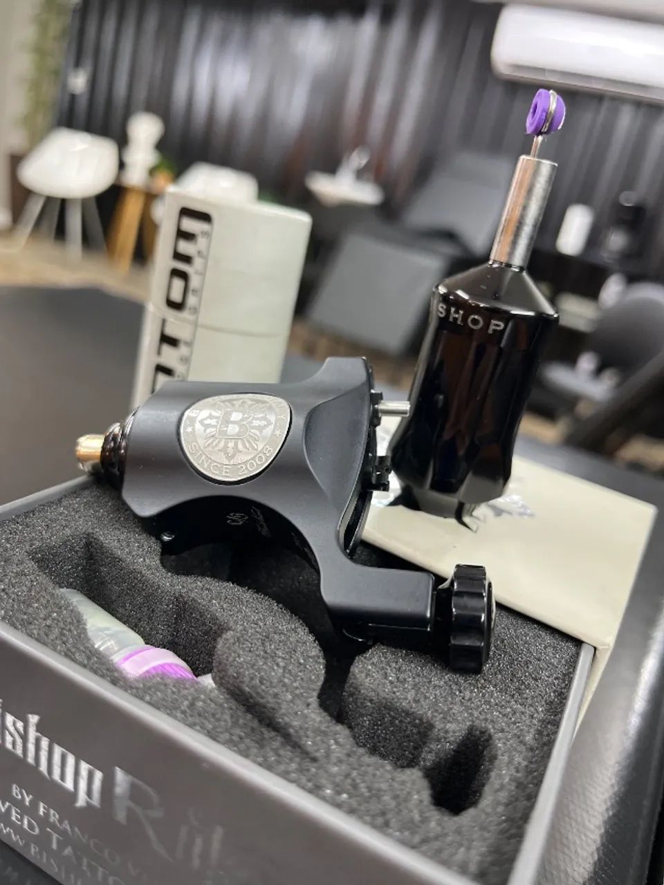 Bishop v6 com grip p/ cartucho, impecável!!
