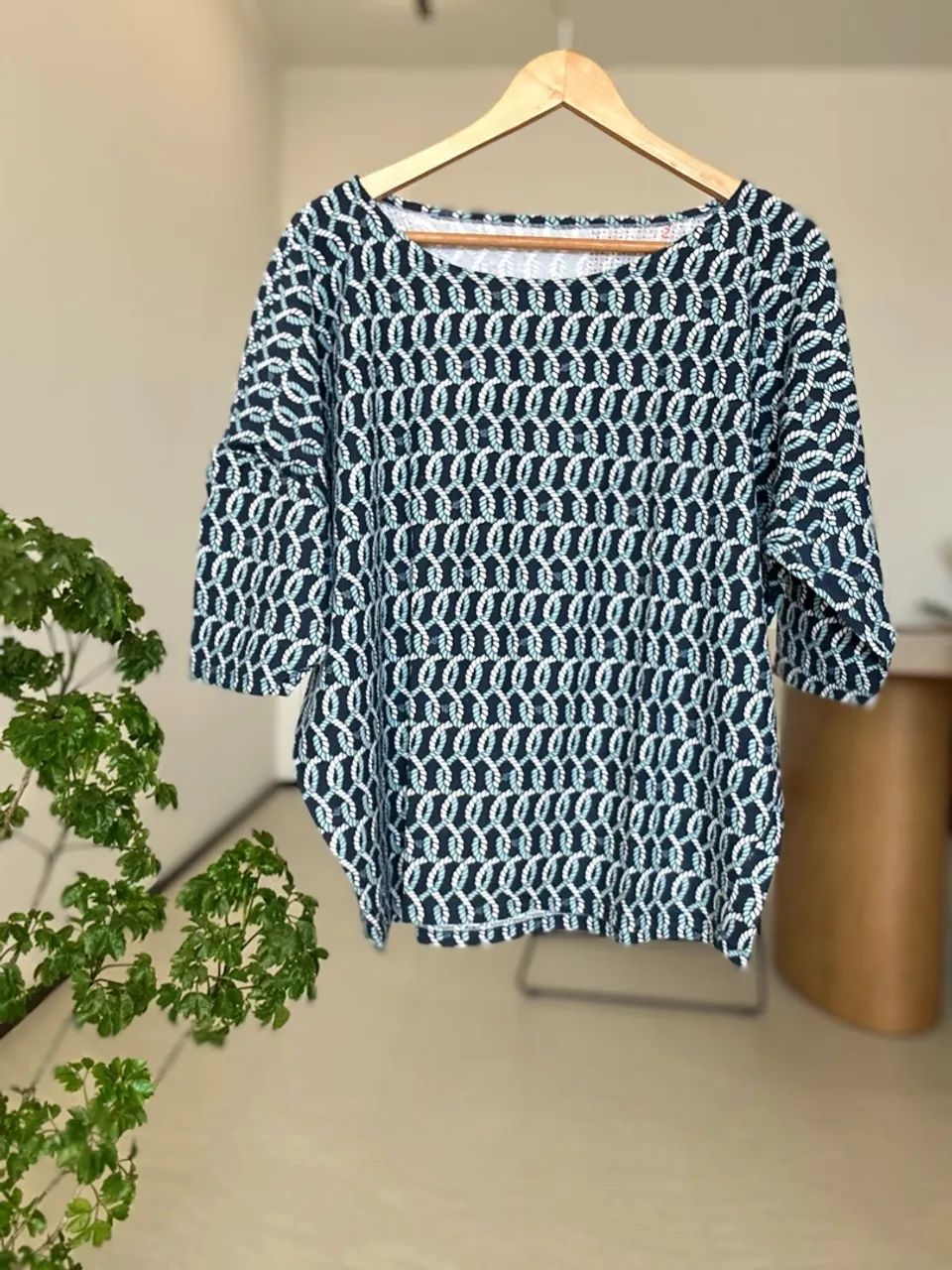 Blusa de Malha G com Elastano Verão