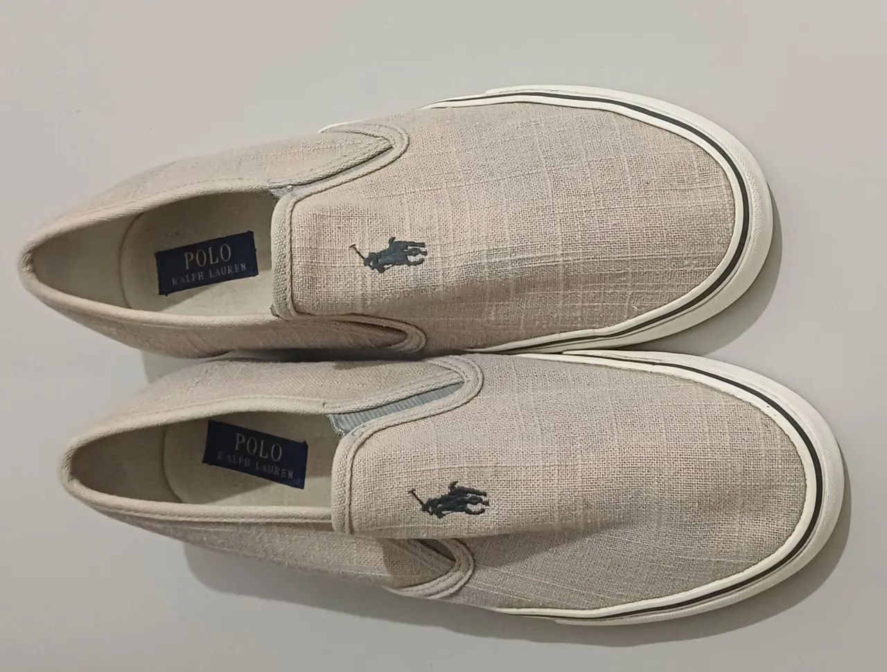 Tênis Slip On Polo Ralph Lauren Bege