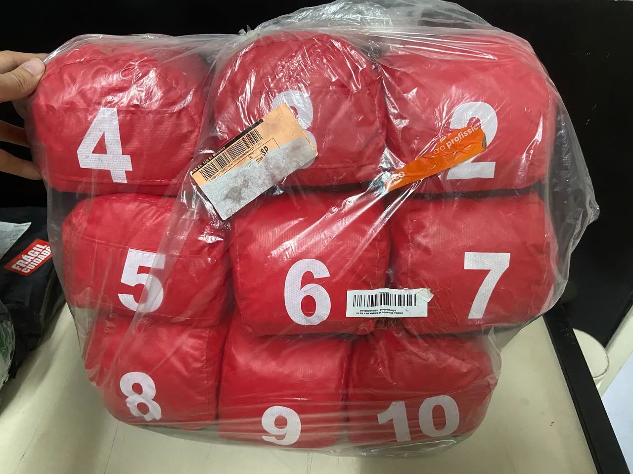 Prisma para identificação de veículos c/ imã e com 3 cores sem uso! - Foto 4