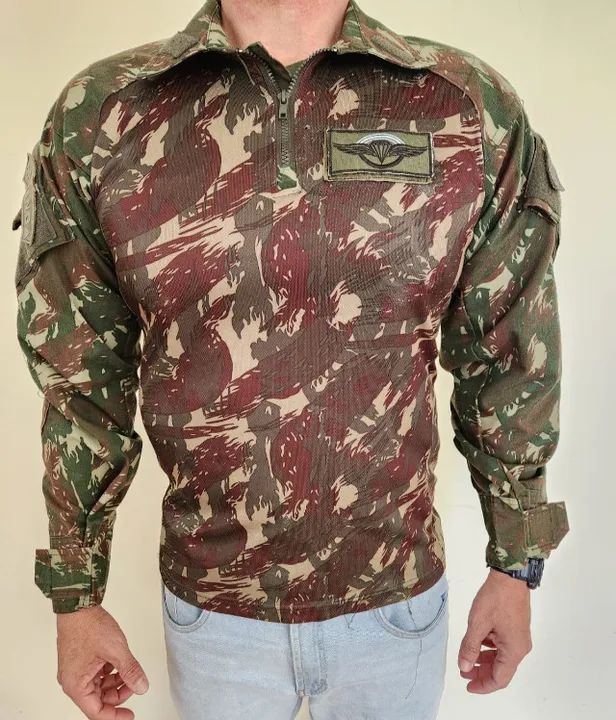 Gandoleta camuflada modelo EB pouco uso em excelentes condições
