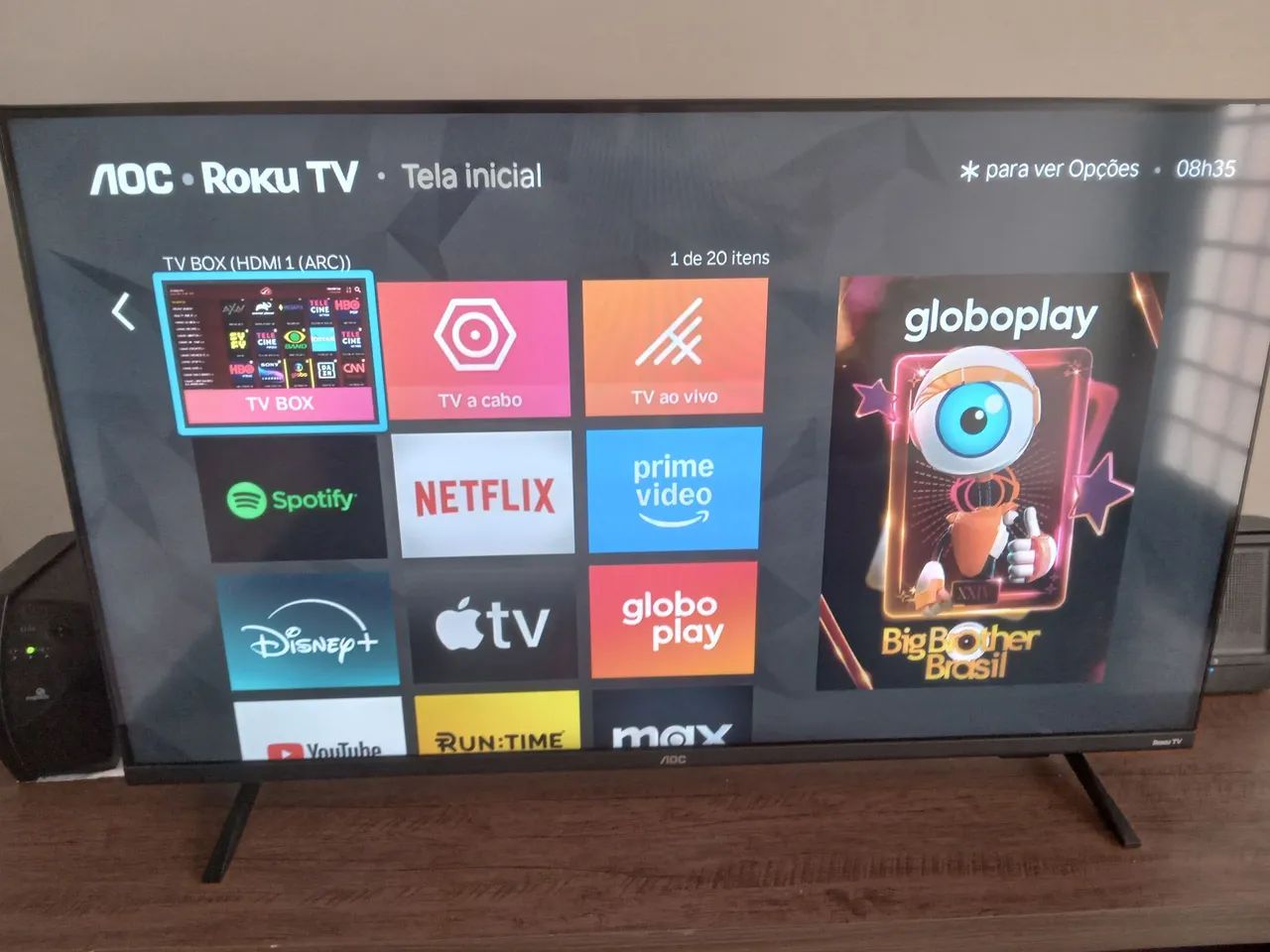 Smart TV AOC Roku 43 polegadas