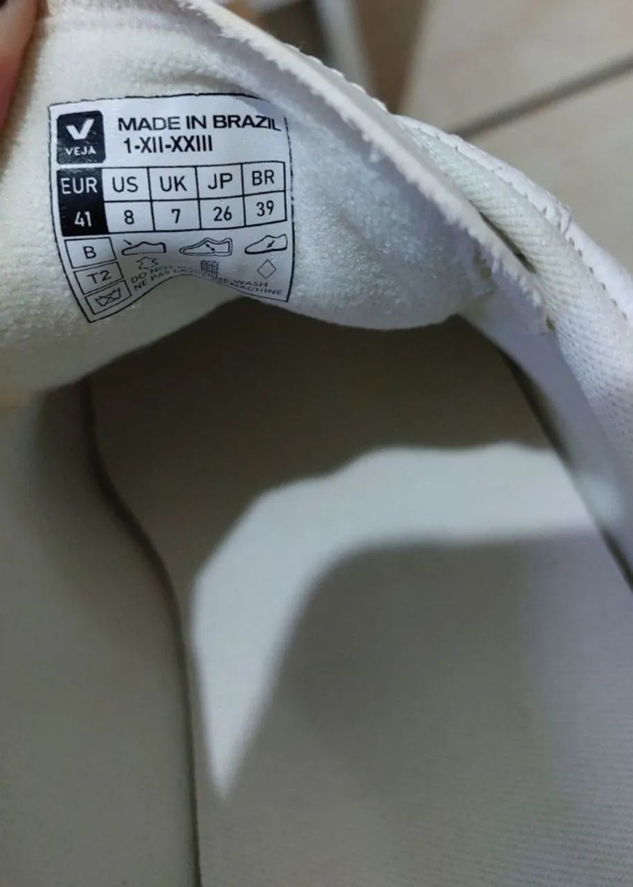 Tênis Veja Vert Recife Chromefree Leather Velcro - Foto 4