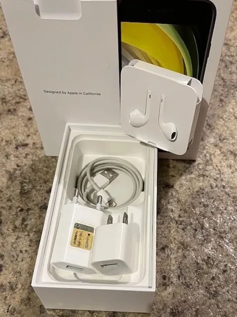Caixa para Iphone SE 2° geração - Completa - Mais 5 itens