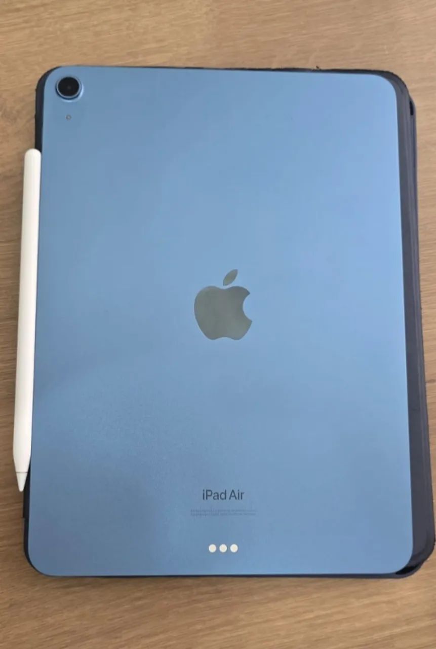 Apple iPad Air 5 ブルー Apple Pencil 2 iPad Air 5ª Geração Azul + Apple Pencil 2 (256 GB) - Tablets