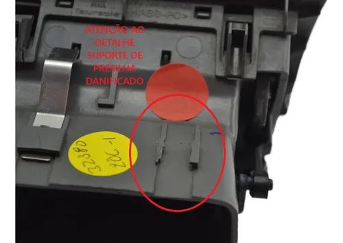 Difusor Lateral Esquerdo Painel Meriva 2007 2008 Original - Foto 4