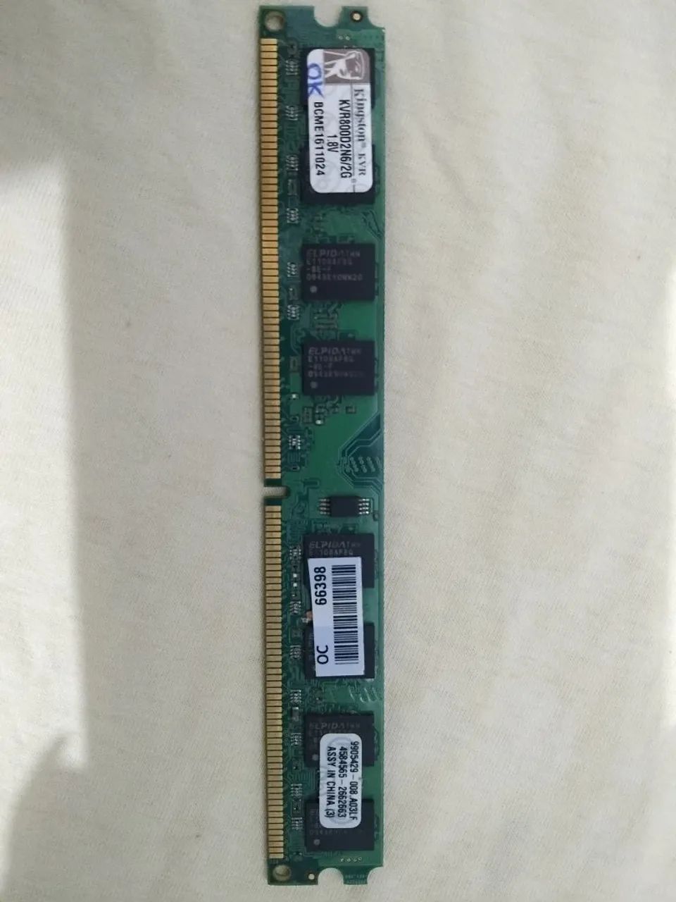 Memória Kingston 2GB DDR2