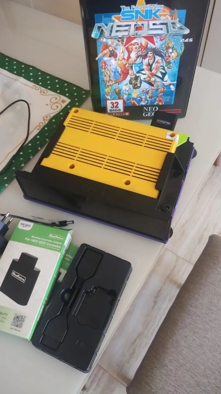 Neo Geo MVS Consolizada + Adaptador BlueRetro + Cartucho 150 em 1 = Kit Completo - Foto 5