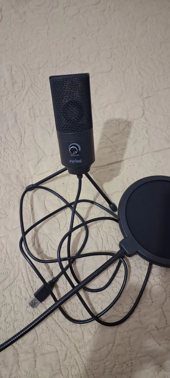 Microfone Fifine com Pop Filter (NÃO ENTREGO) - Foto 3