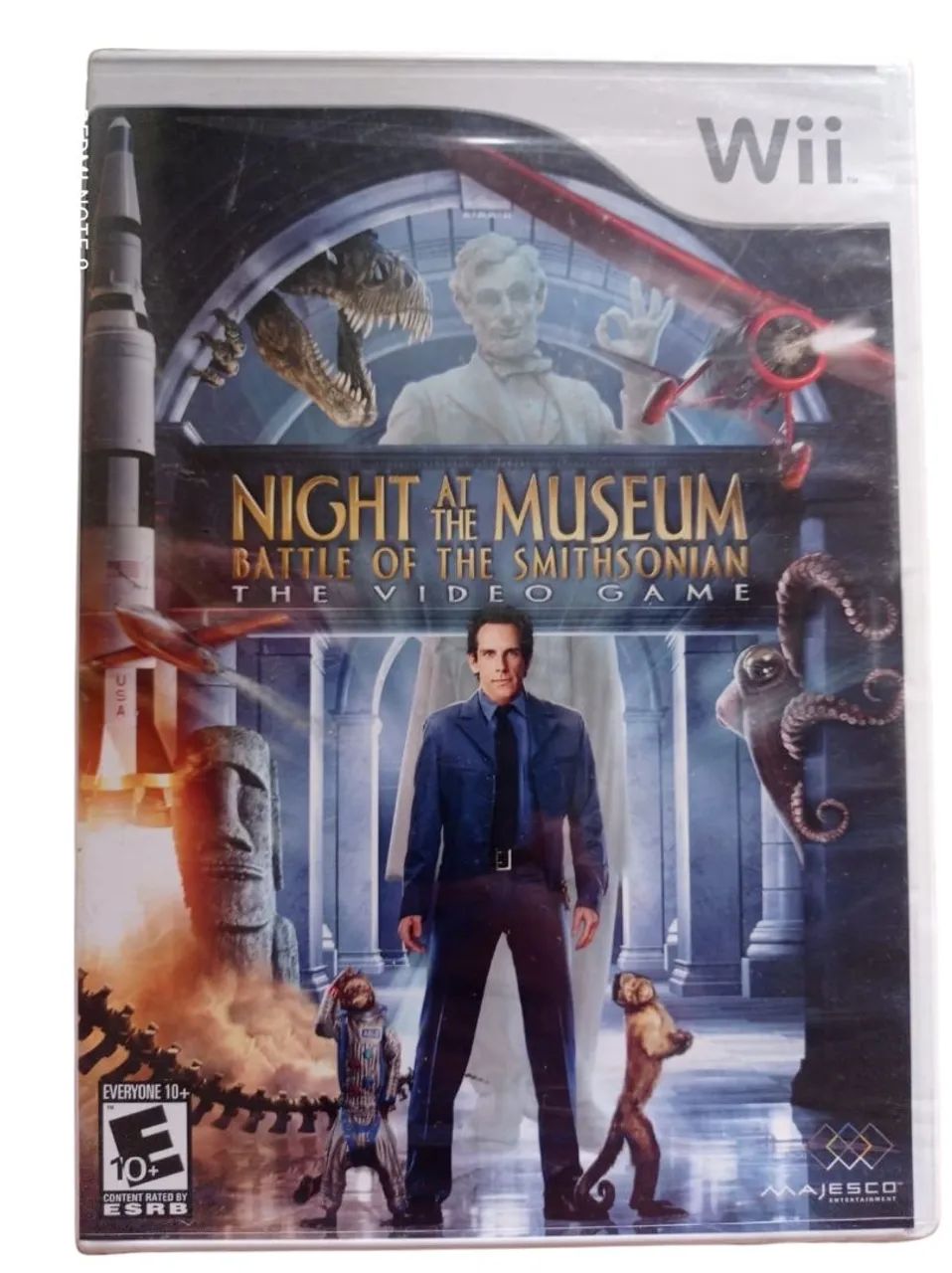 Jogo de Nintendo Wii night at the museum battle of the smithsonian the vídeo game