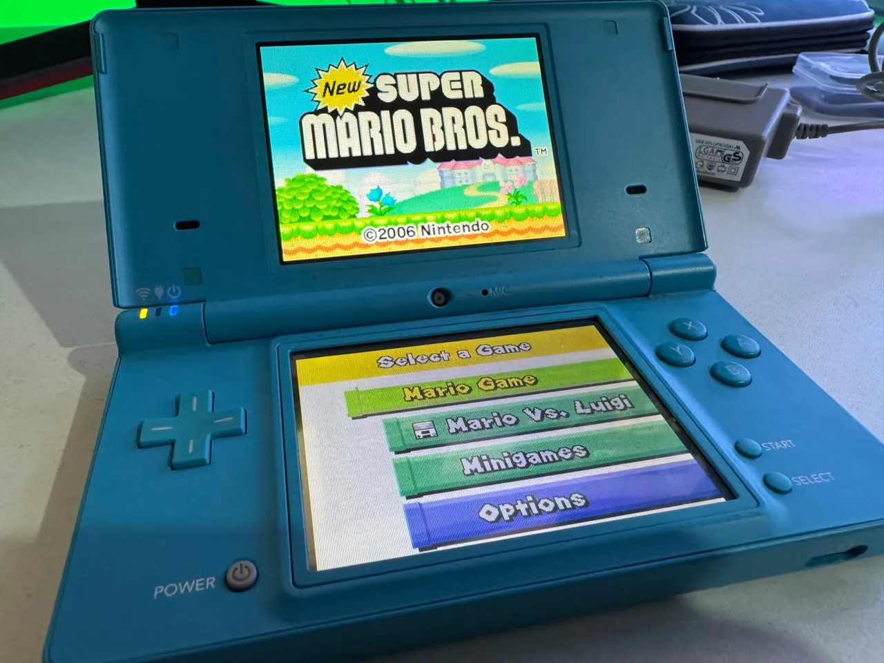 Nintendo DSi Azul cheio de jogos
