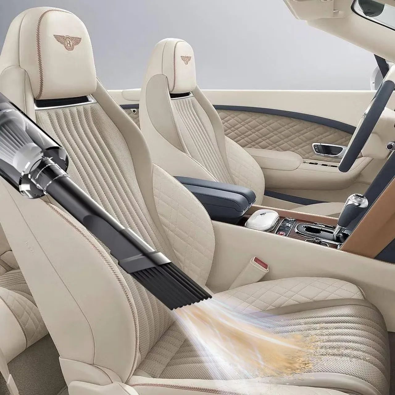 Aspirador de Pó Portátil usb aspira cantos dificeis - Foto 2