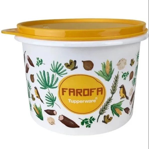 Tupper Caixa Farofa Floral (1,1 L) Tupperware - Foto 2