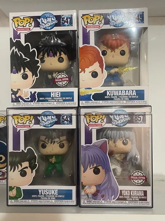 Funko Pop! Yu Yu Hakusho - 4 Personagens