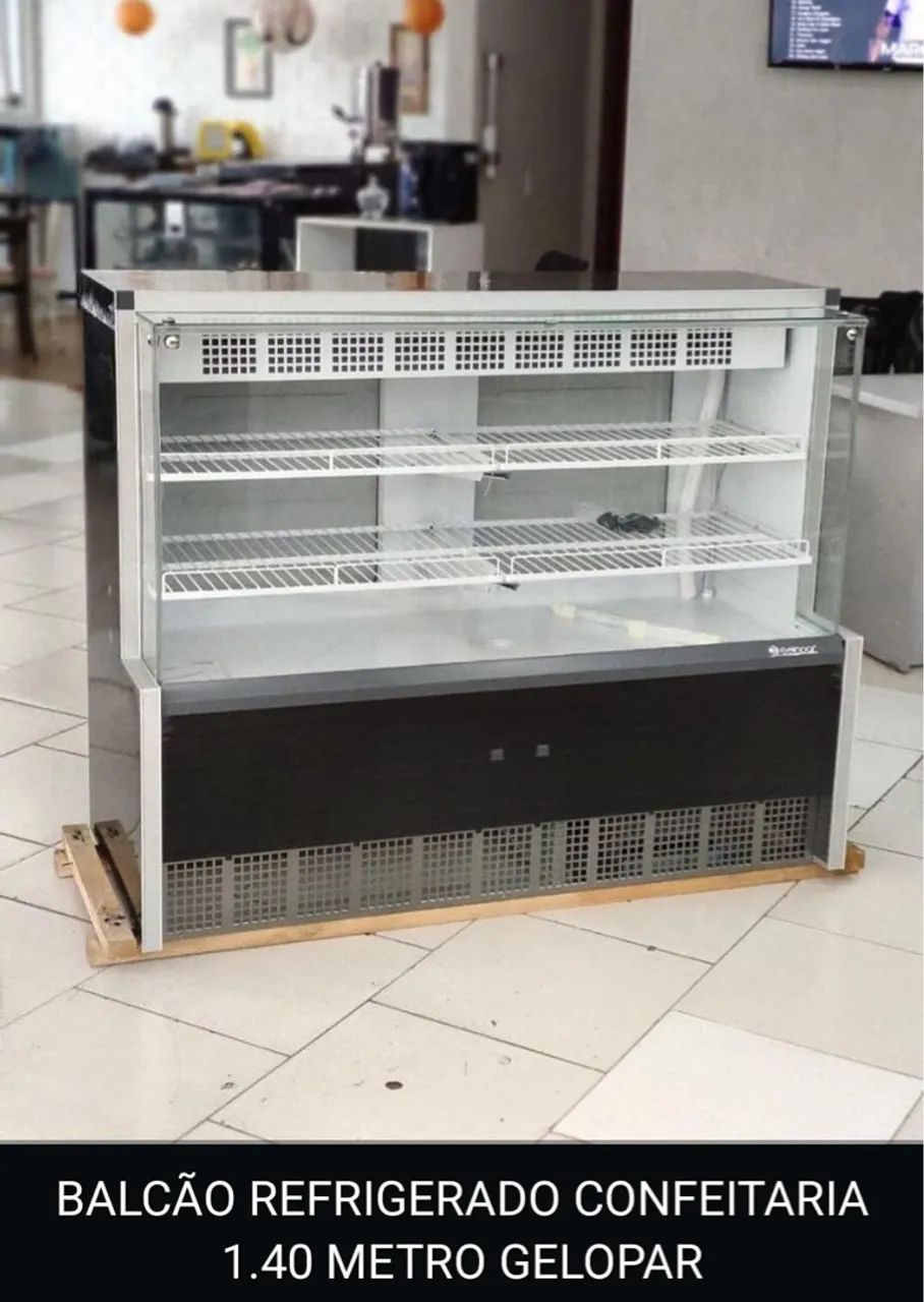 BALCÃO REFRIGERADO PARA TORTAS 1.40MTS GELOPAR  - Foto 2