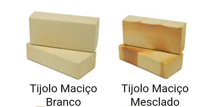 Tijolos , tijolões e tijolinhos maciços para churrasqueira, vermelho , branco ou mesclado  - Foto 2