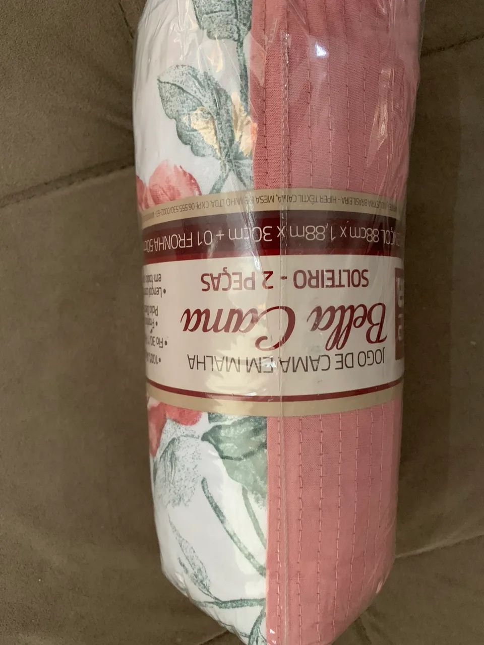 Lençol solteiro com fronha 