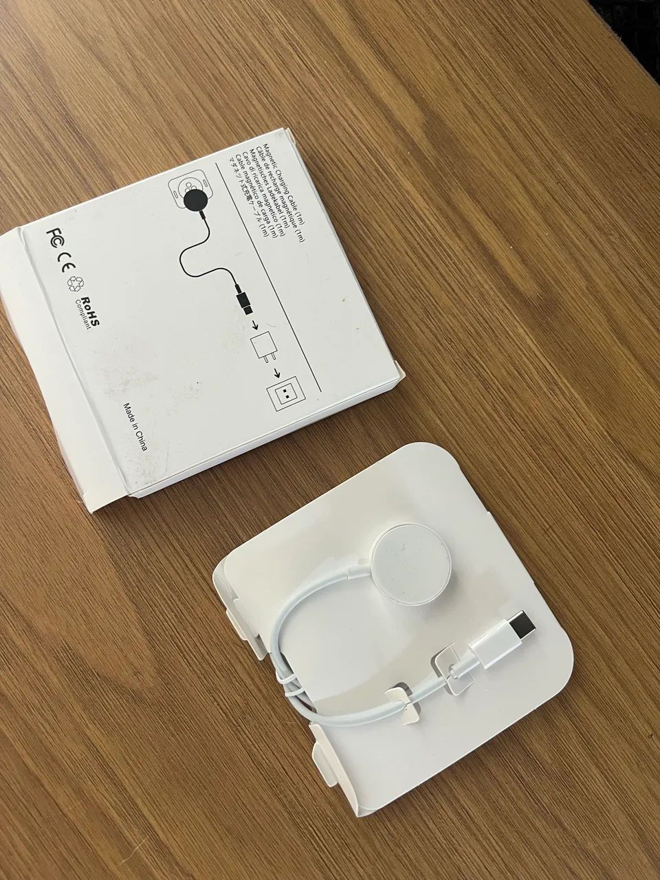  Carregador Por Indução Smartwatch Turbo, Cabo De Indução Magnético Sem Fio  - Foto 3