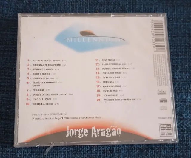 CD Jorge Aragão Millennium ( Lacrado ) - Foto 2